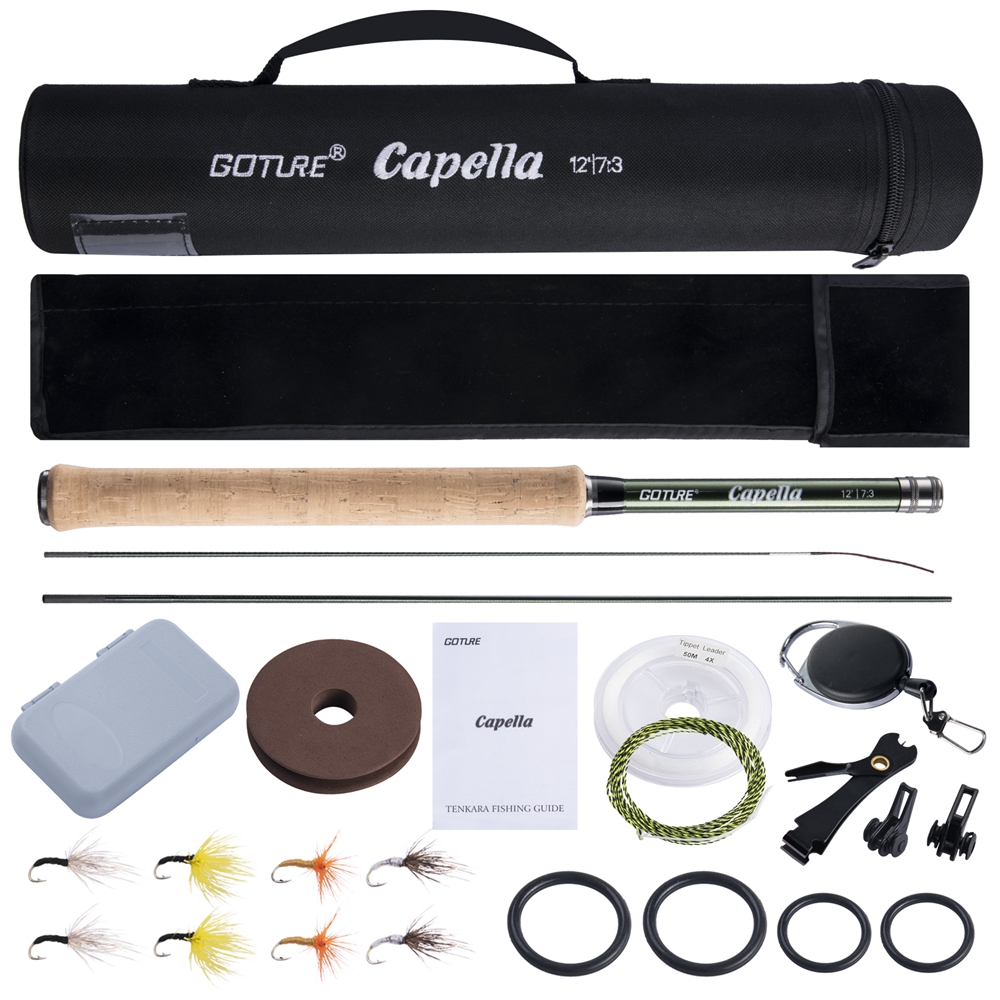 Fishing Rod Fly - Goture Tenkara 플라이 낚시대 콤보 3.6m