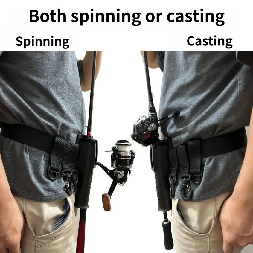 1개 조절 가능한 낚시용 허리벨트 낚싯대 홀더, 가볍고 - Fishing Rod Travel 리뷰 및 가격