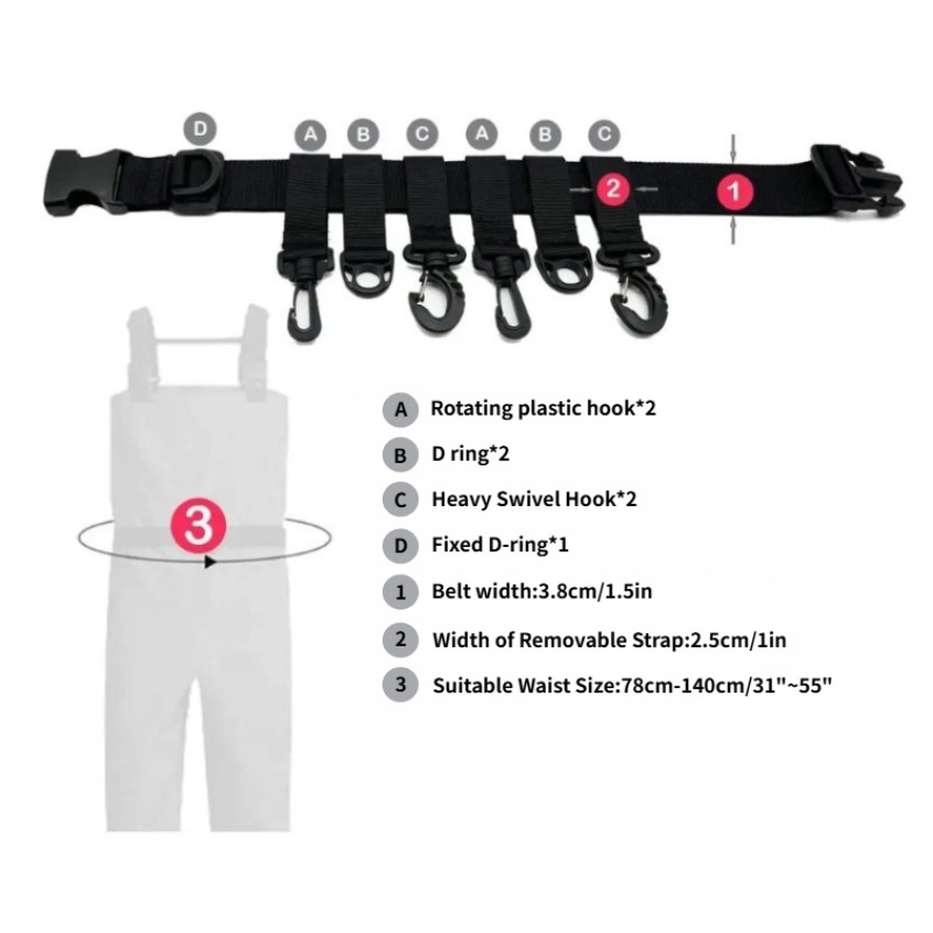 1개 조절 가능한 낚시용 허리벨트 낚싯대 홀더, 가볍고 - Fishing Rod Travel 리뷰 및 가격
