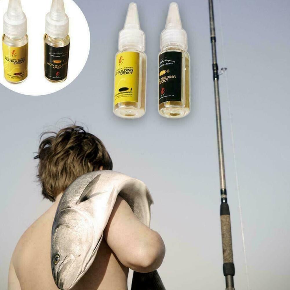 2Pcs 낚싯대 접착제 낚싯대 에폭시 수지 AB 접착제 - Fishing Rod Building Kit 리뷰 및 가격