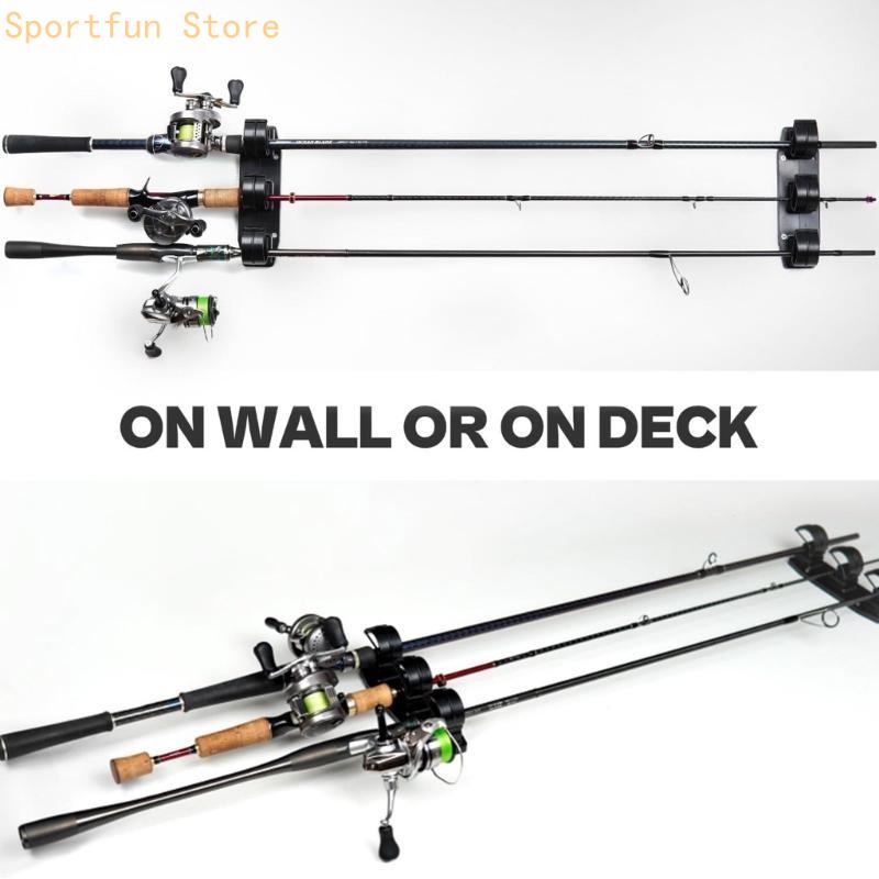 벽걸이형 낚싯대 홀더 수평 지지대 벽걸이형 보관함 X7 - Fishing Rod Rack 리뷰 및 가격