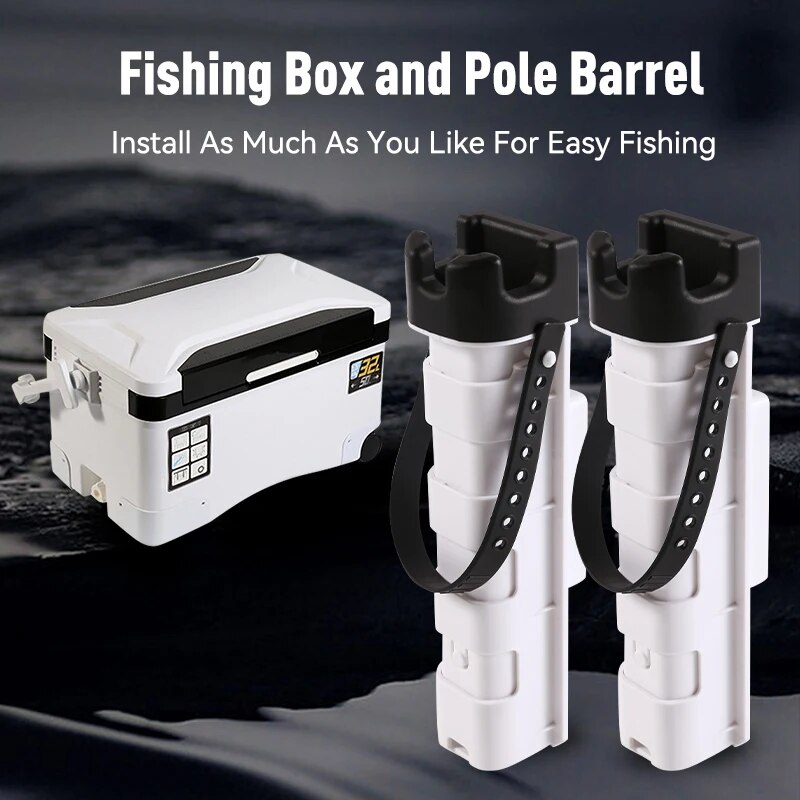 낚시대 홀더 낚시 쿨러 박스 태클 박스 박스 배럴 홀더 - Fishing Rod Case 리뷰 및 가격