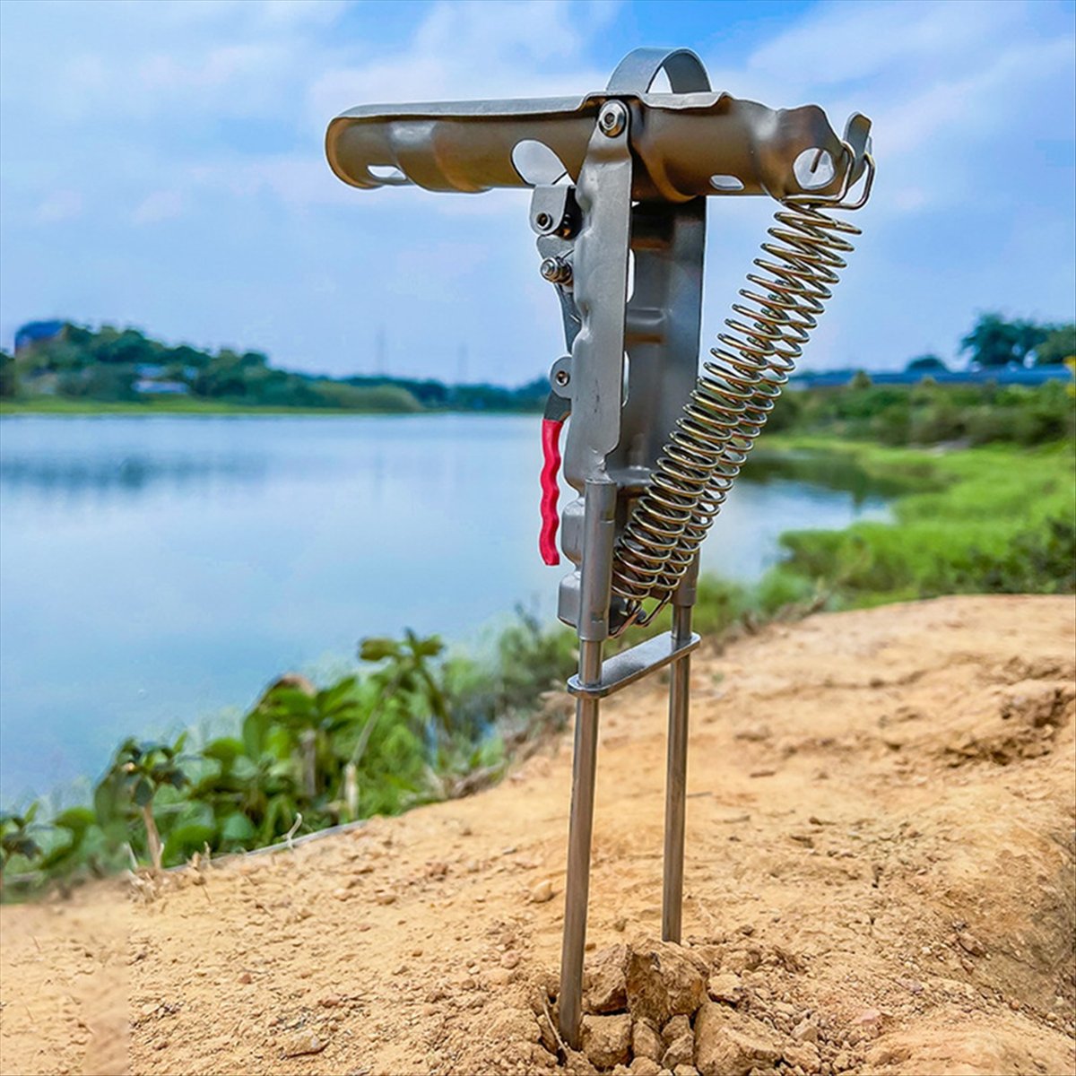ABPF 낚싯대 그라운드 홀더 베이스 다운힐 자동 지지 - Fishing Rod Holder 리뷰 및 가격