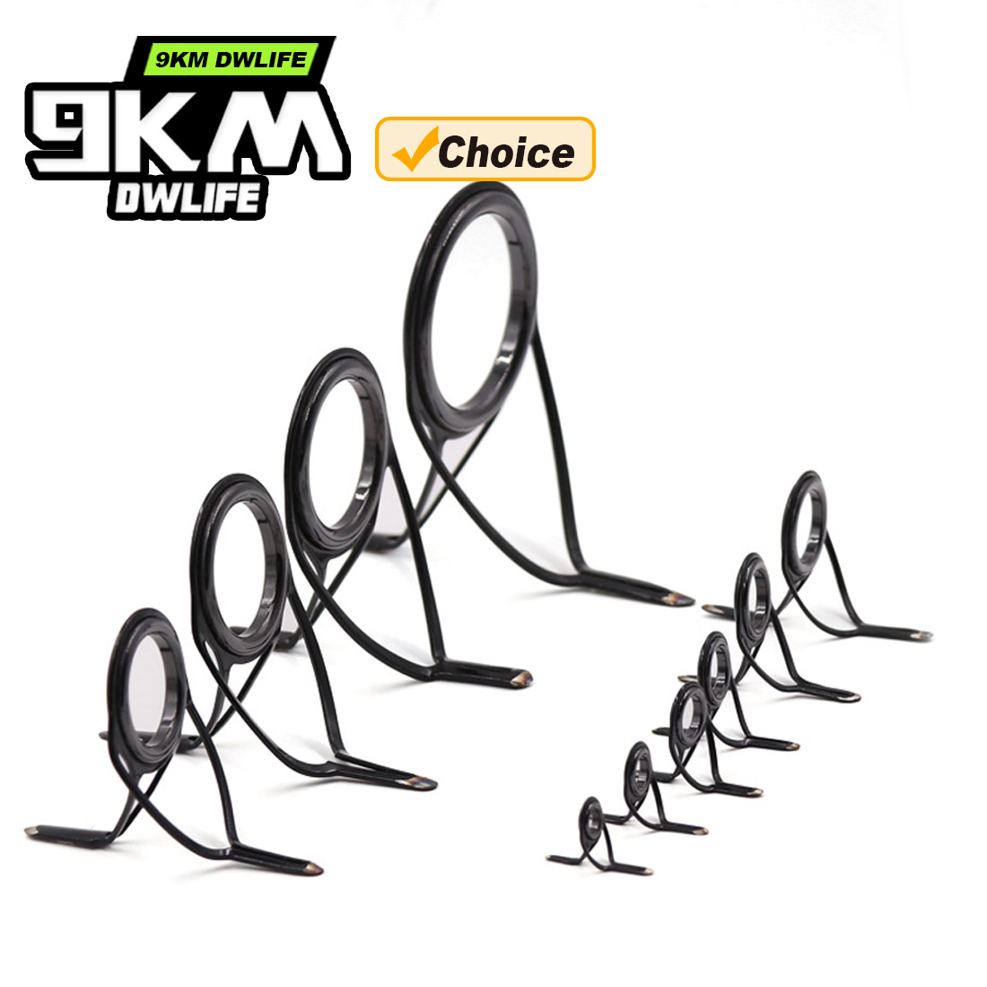 9KM OB 곡선형 로드 가이드 키트 10개 더블풋 낚 - Fishing Rod Building Kit 리뷰 및 가격
