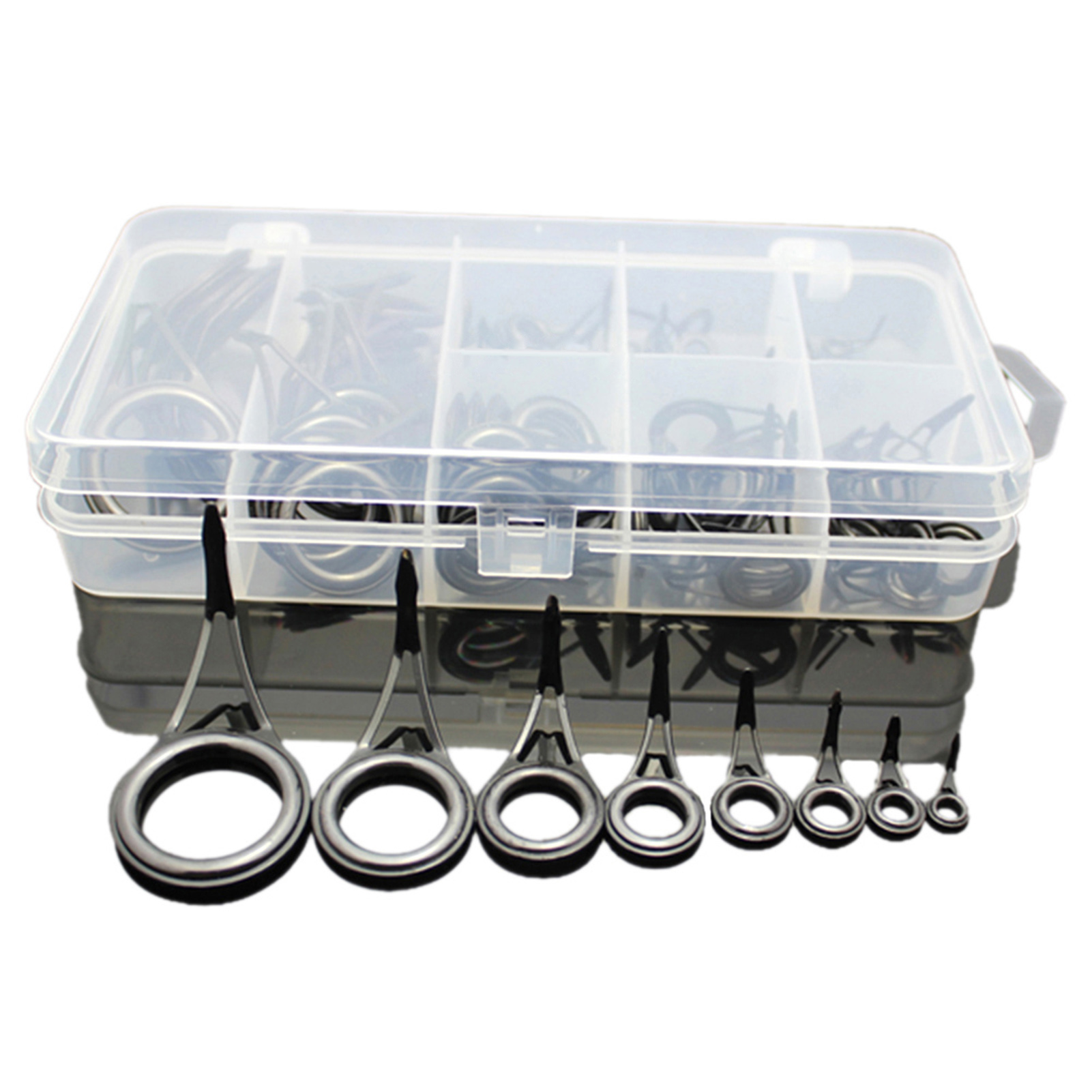 75pcs 다양한 크기 낚싯대 가이드 팁 낚시 라인 스 - Fishing Rod Guide Replacement 리뷰 및 가격