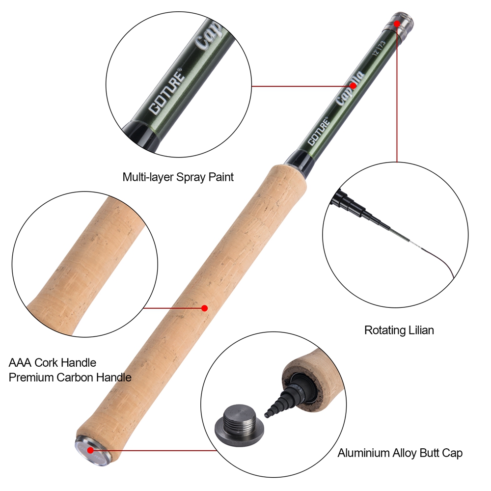 Goture Tenkara 플라이 낚시대 콤보 3.6m - Fishing Rod Fly 리뷰 및 가격