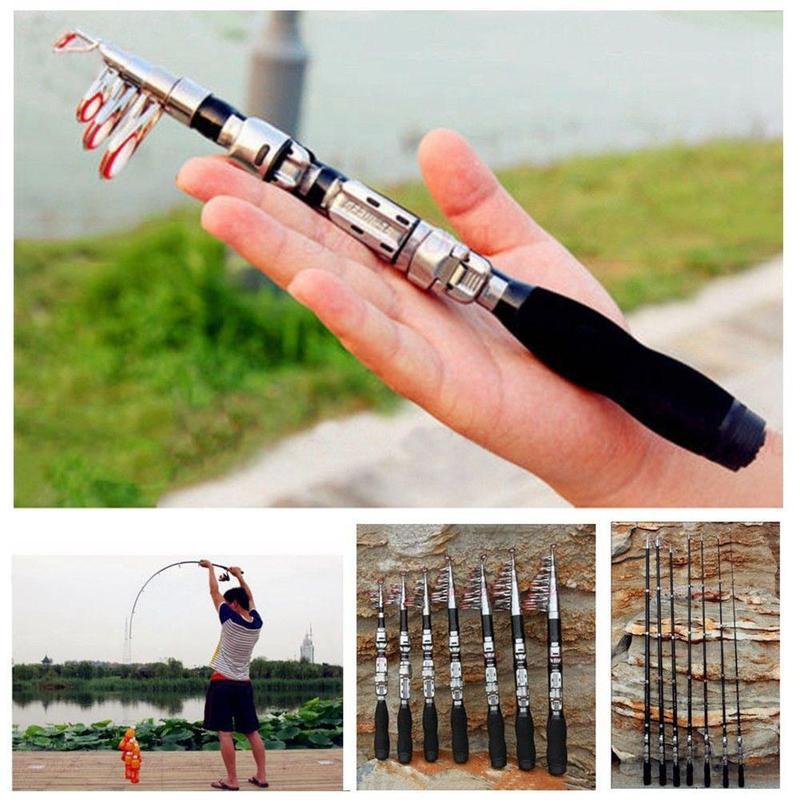 1M 조정 가능한 텔레스코픽 낚싯대 실용적인 강화 유리 - Fishing Rod Casting 리뷰 및 가격